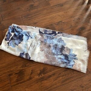 H&M scarf - blue floral